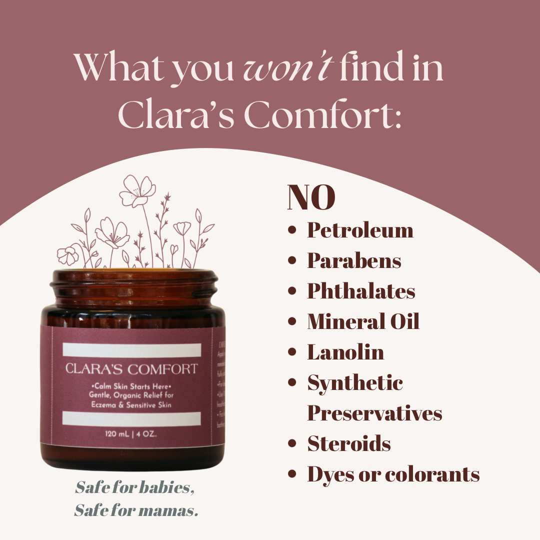Clara's Comfort | Organic Eczema Balm for Babies & Sensitive Skin
